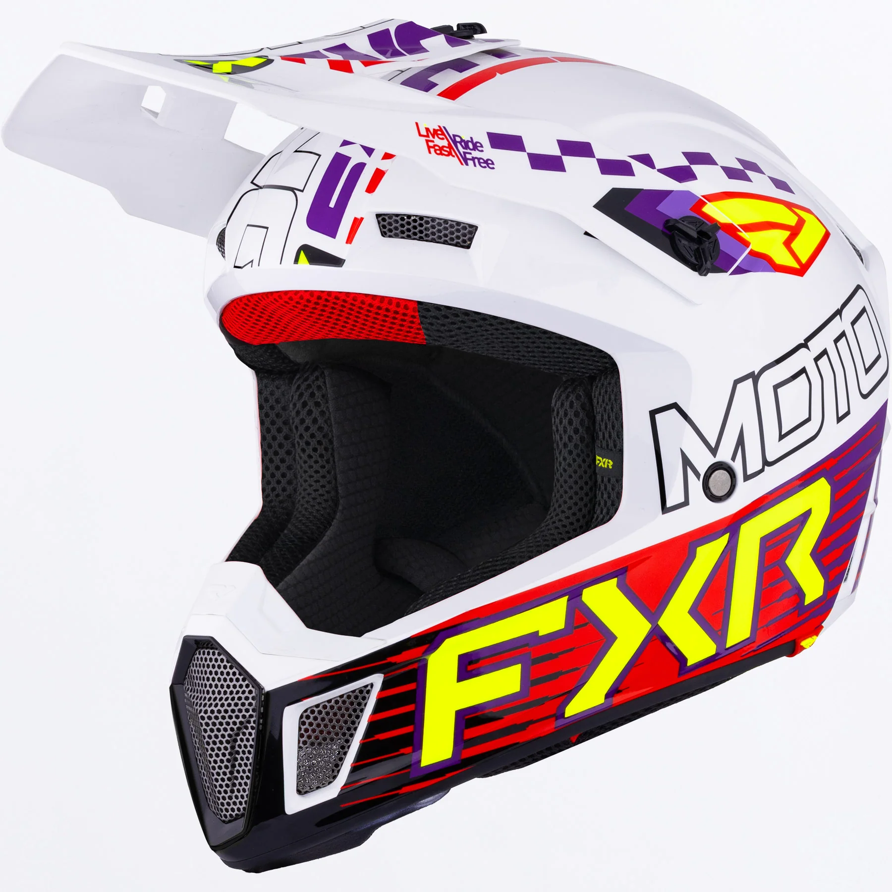 Clutch Race Div MX Helmet - Image 2