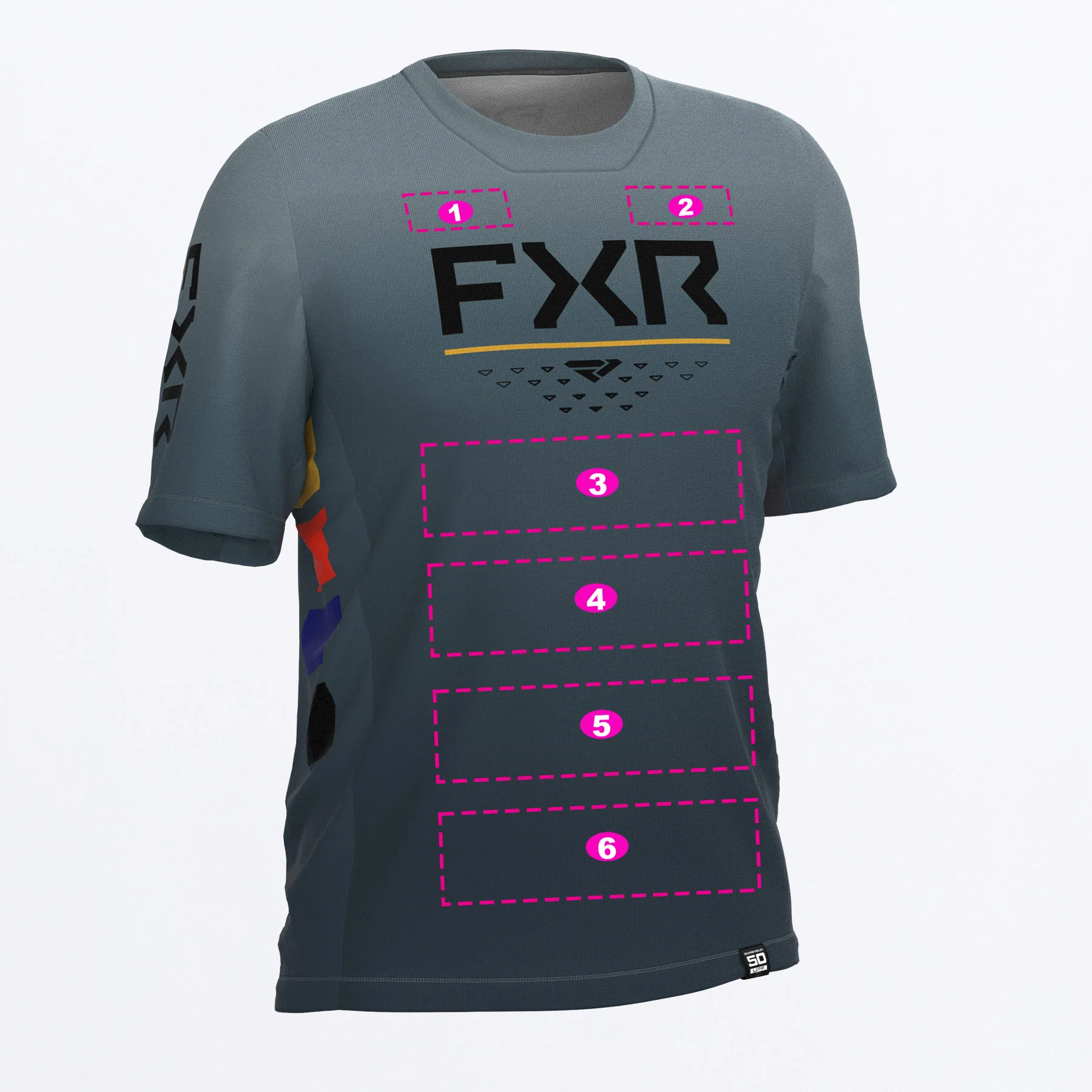 Custom M ProFlex UPF SS Jersey - Image 6