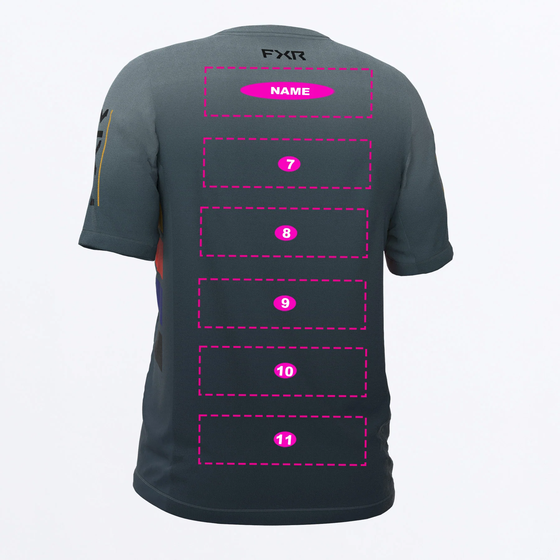 Custom M ProFlex UPF SS Jersey - Image 7