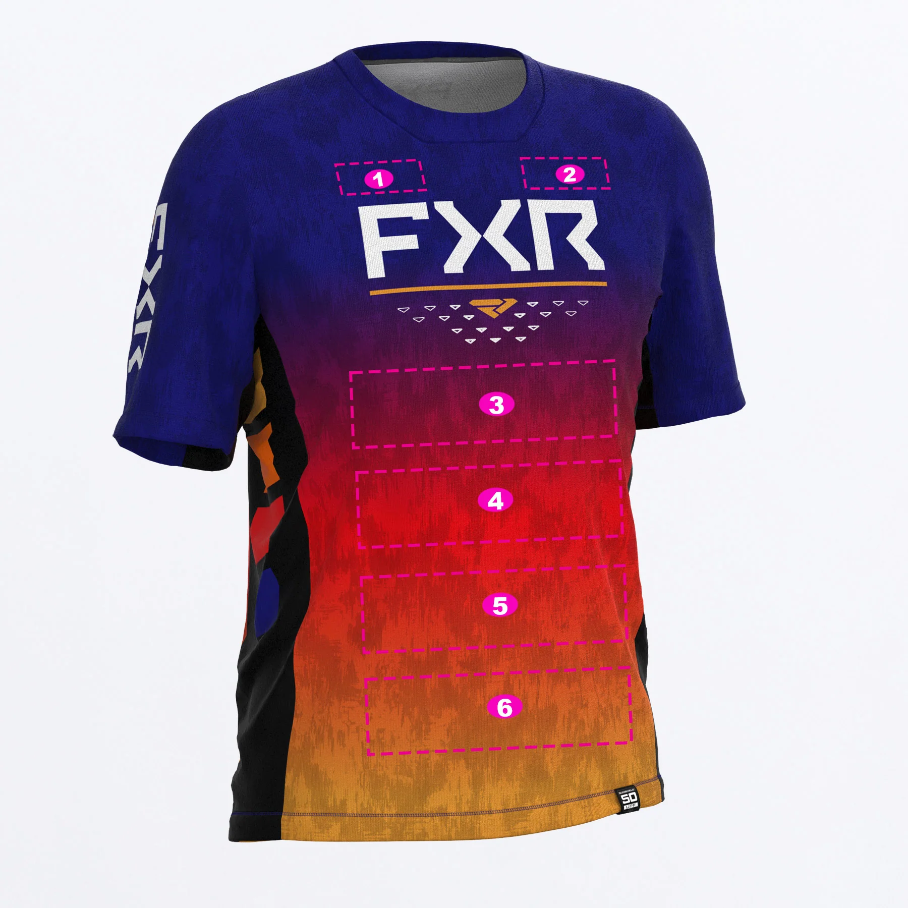 Custom M ProFlex UPF SS Jersey - Image 8