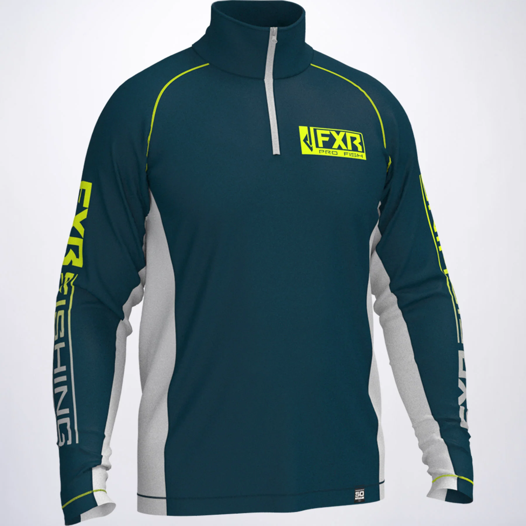 Men's Derby UPF 1/4 Longsleeve - Image 2