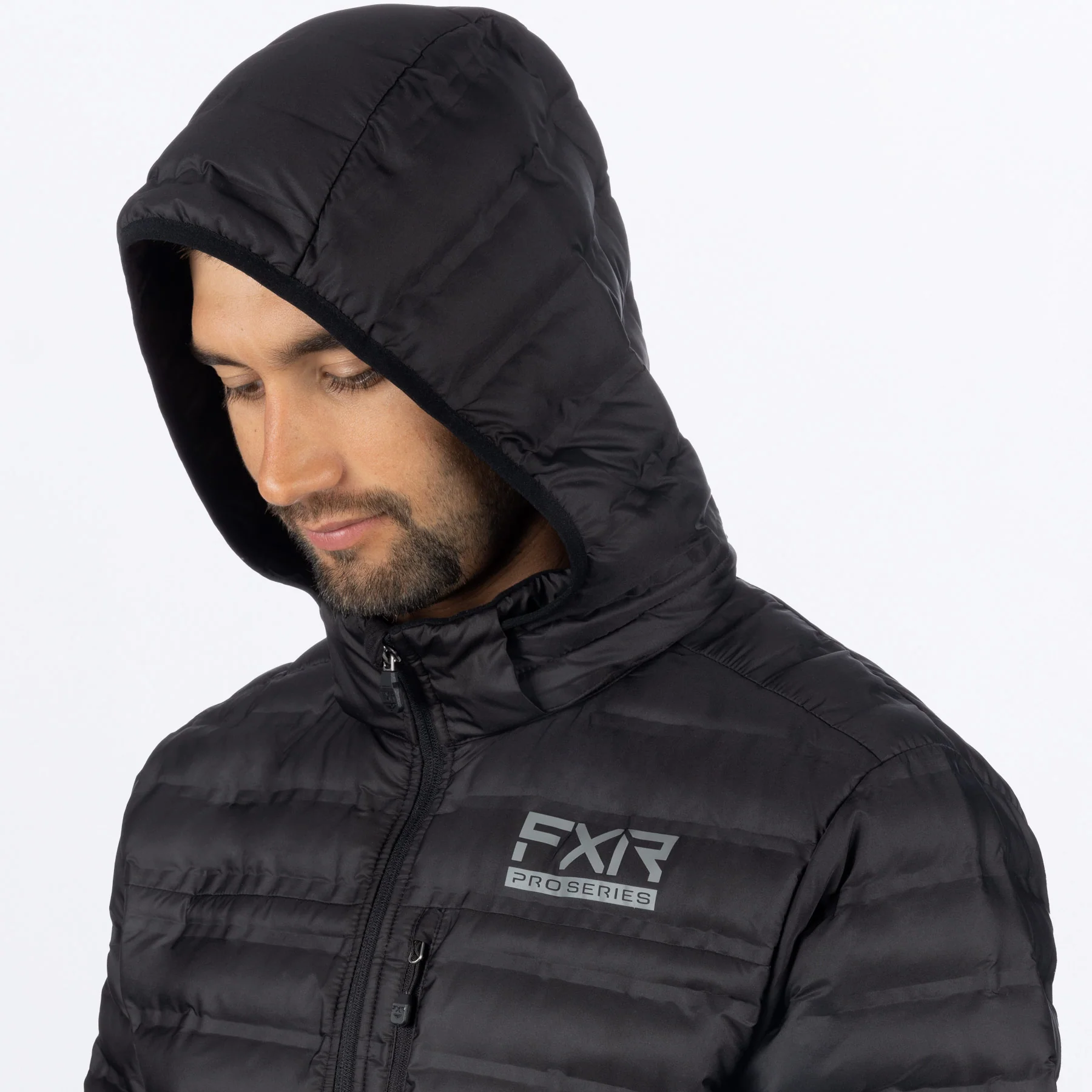 Men's Podium Hybrid Quilted Hoodie - Image 6
