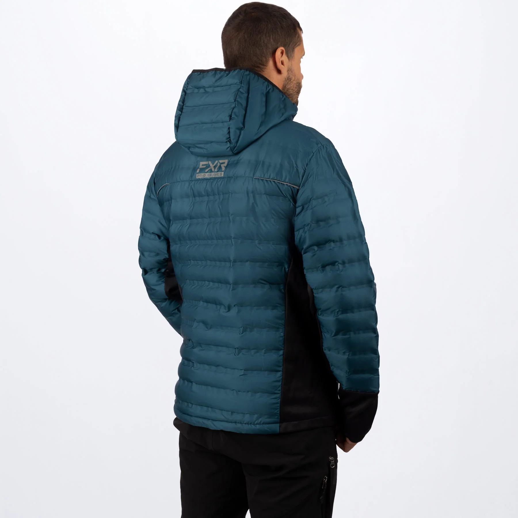 Men's Podium Hybrid Quilted Hoodie - Image 8
