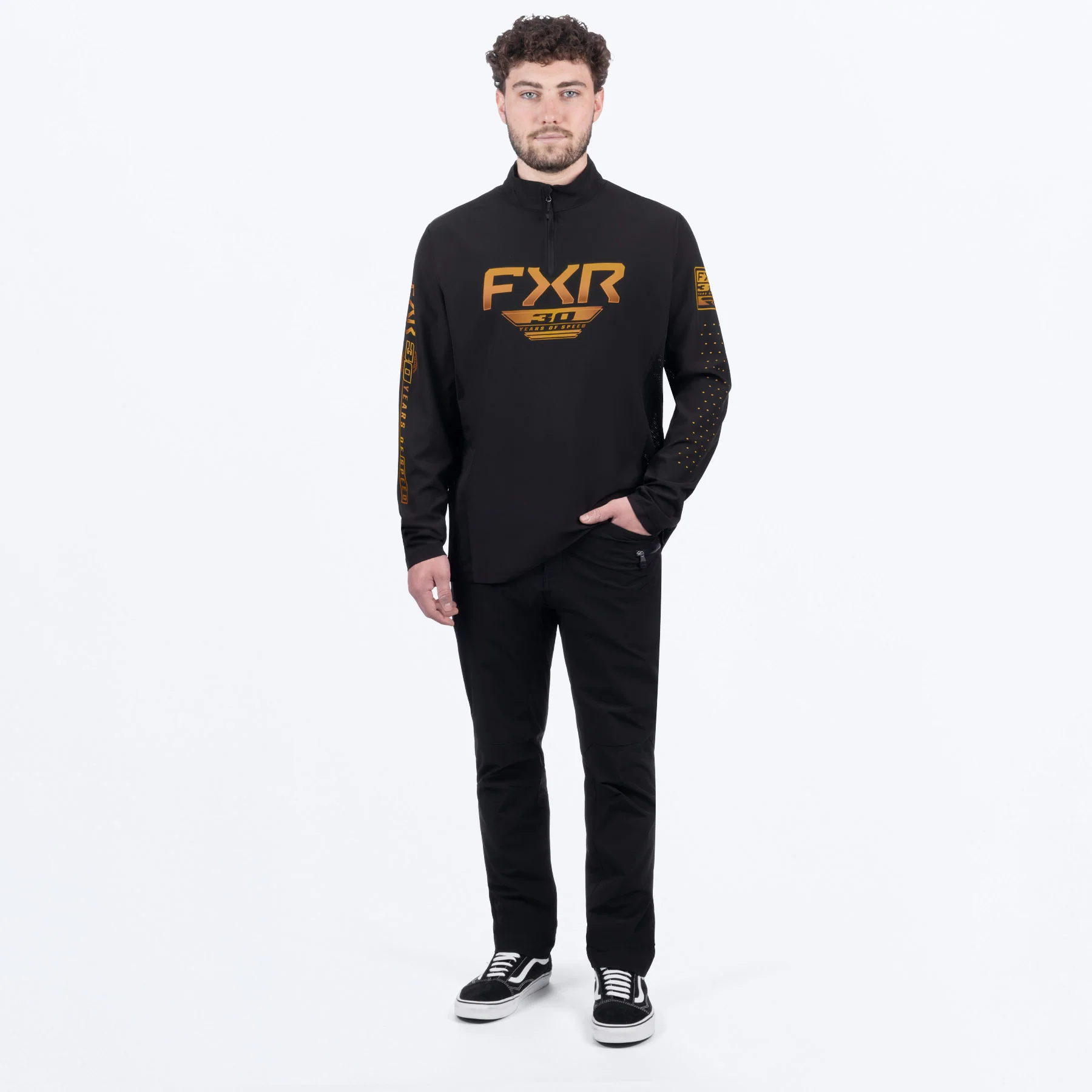 Men's 30 Years of Speed UPF 1/4 Zip Longsleeve - Image 3