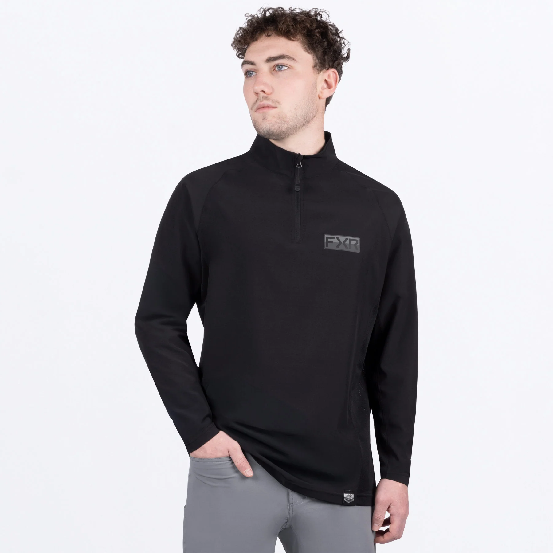 Men's Breeze UPF 1/4 Zip Longsleeve - Image 2