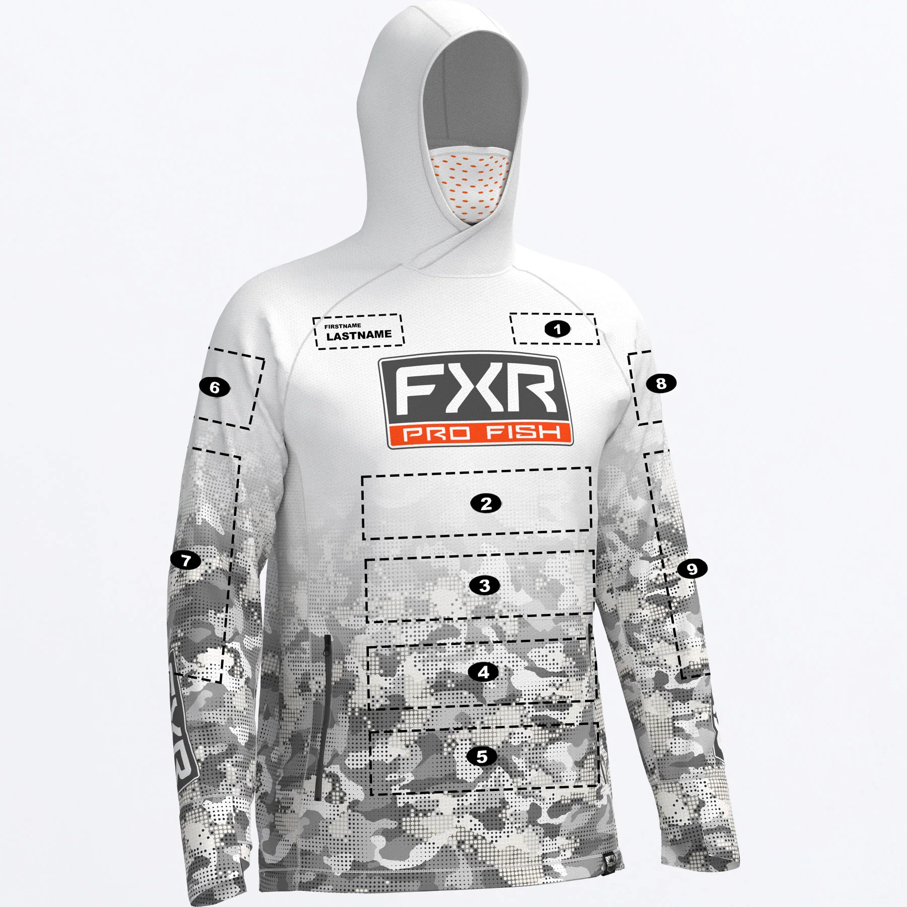 Men's Custom Pro Air UPF Pullover Hoodie - Image 3