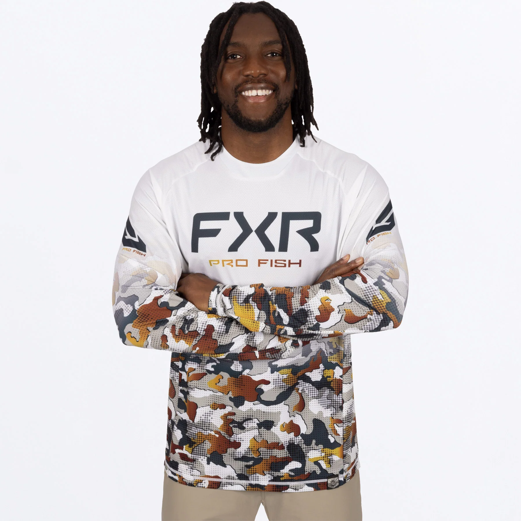 Men's Derby Drift Camo Air UPF Longsleeve - Image 7