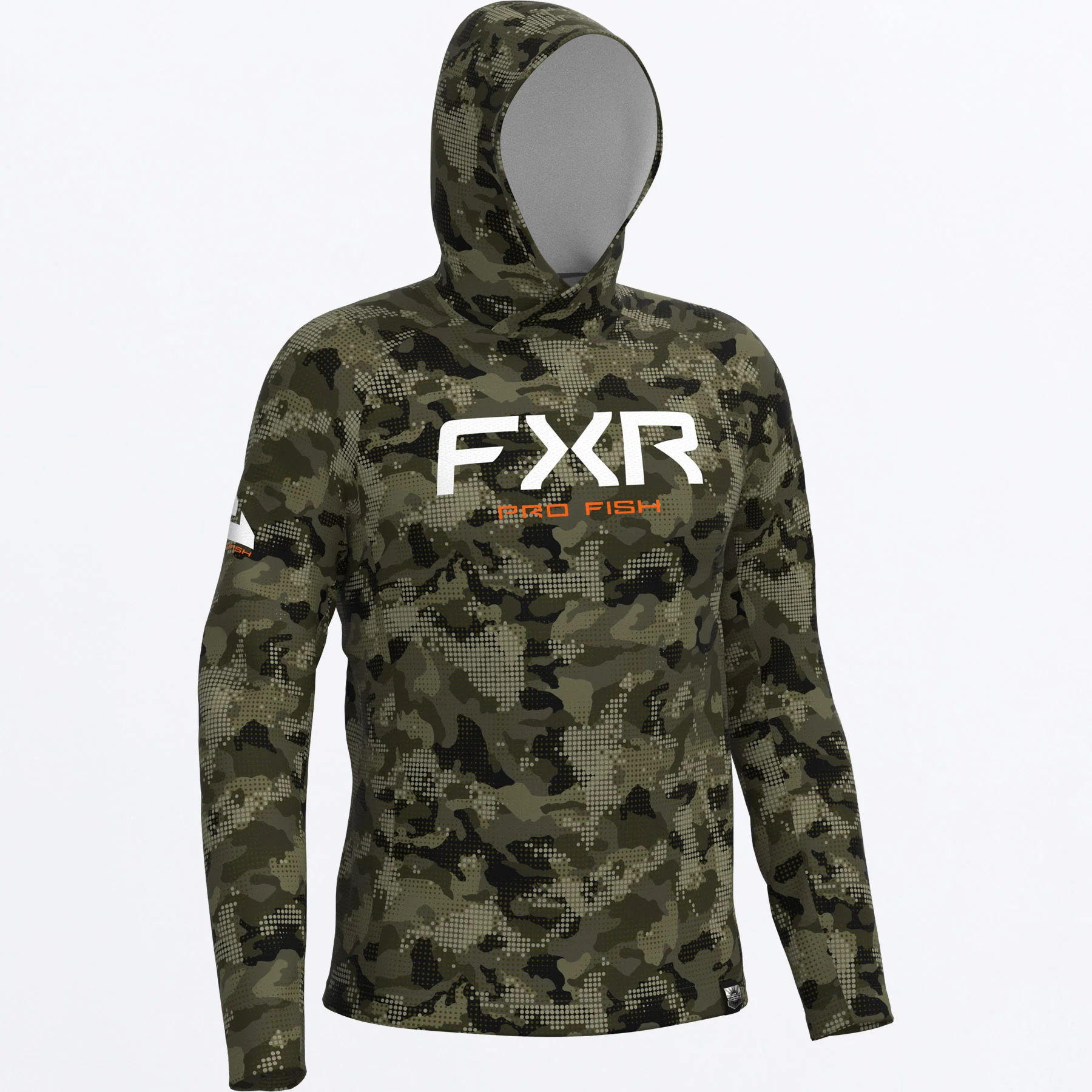Men's Derby Drift Camo Air UPF Pullover Hoodie - Image 11