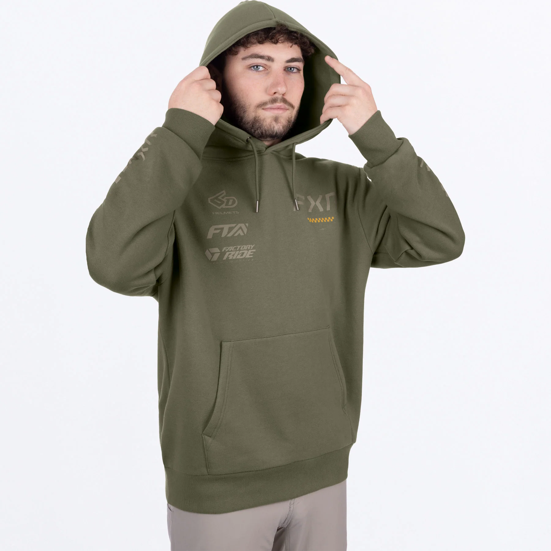 Men's Stack Cotton Pullover Hoodie - Image 9