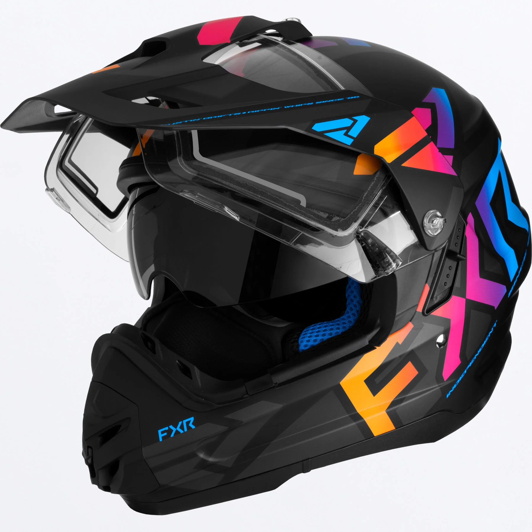 Torque X Team Helmet w/ E Shield & Sun Shade - Image 32