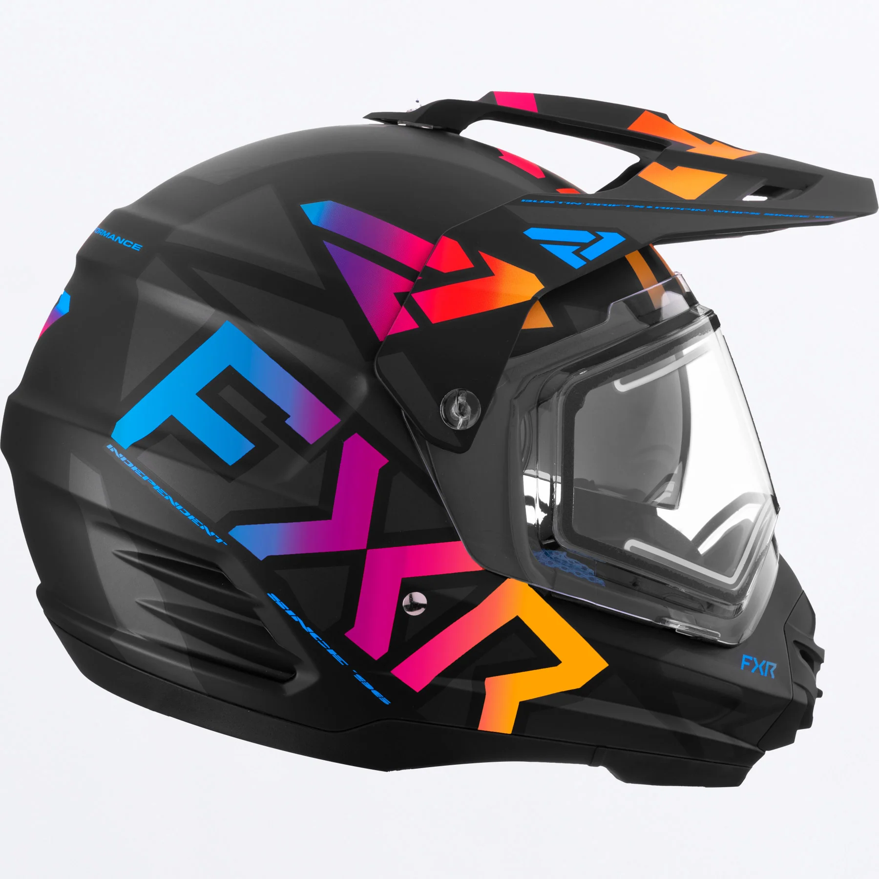 Torque X Team Helmet w/ E Shield & Sun Shade - Image 34