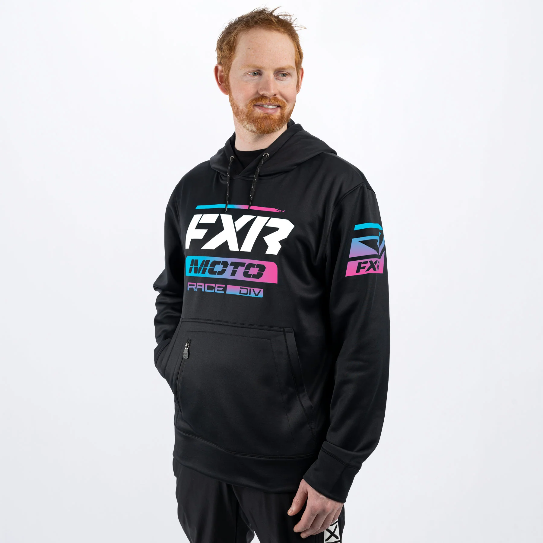 Unisex Moto Tech Pullover Hoodie - Image 19