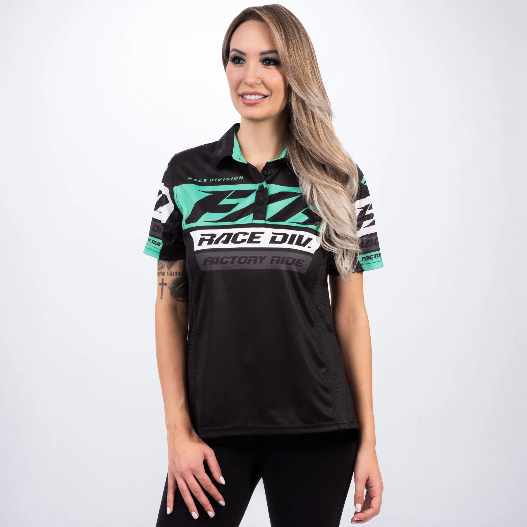 Women's Race Division Polo Shirt - Image 3