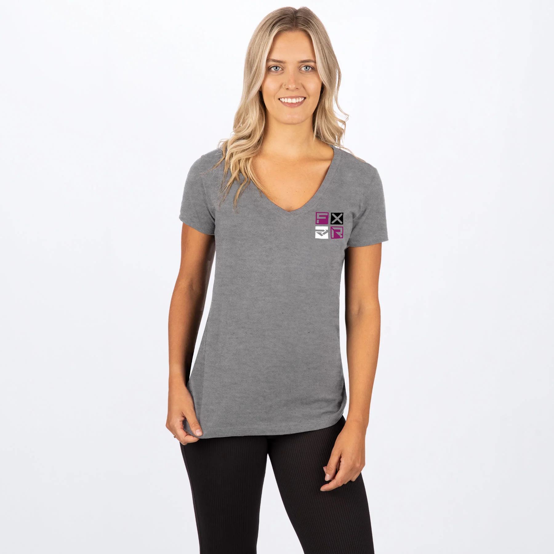 Women's Ride X V-Neck T-Shirt - Image 3