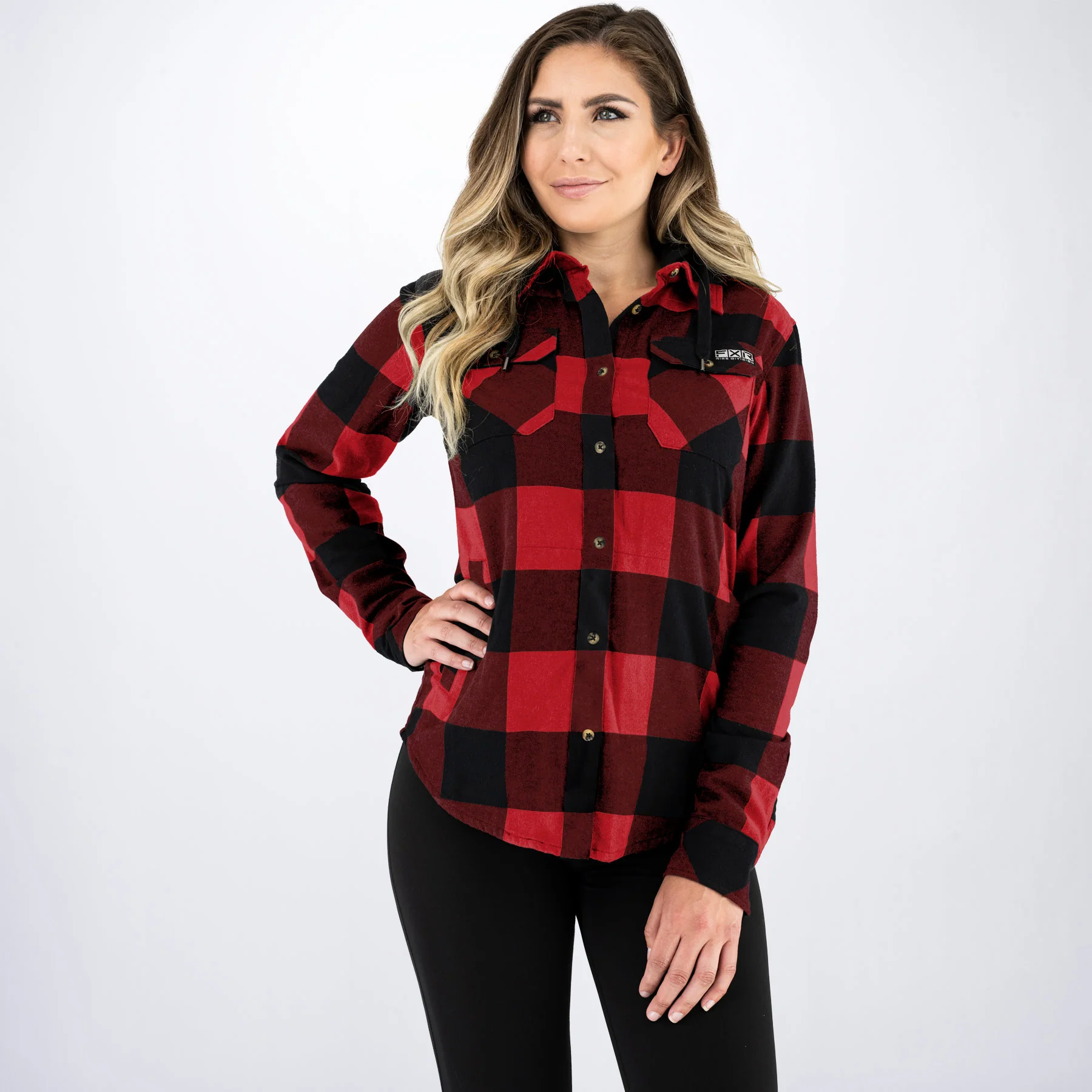 Women's Timber Hooded Flannel Shirt - Image 5