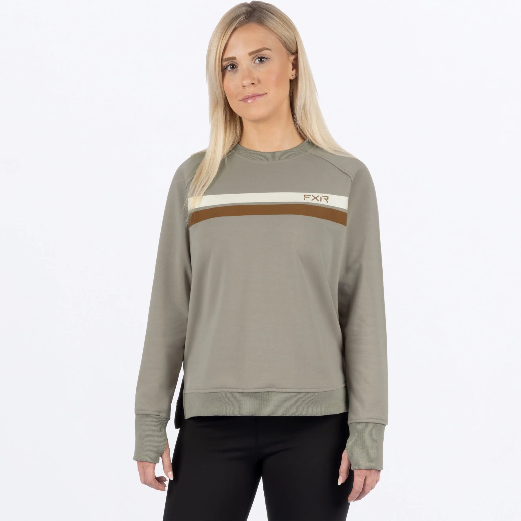 Women's Side Star Crewneck Pullover Sweater - Image 13