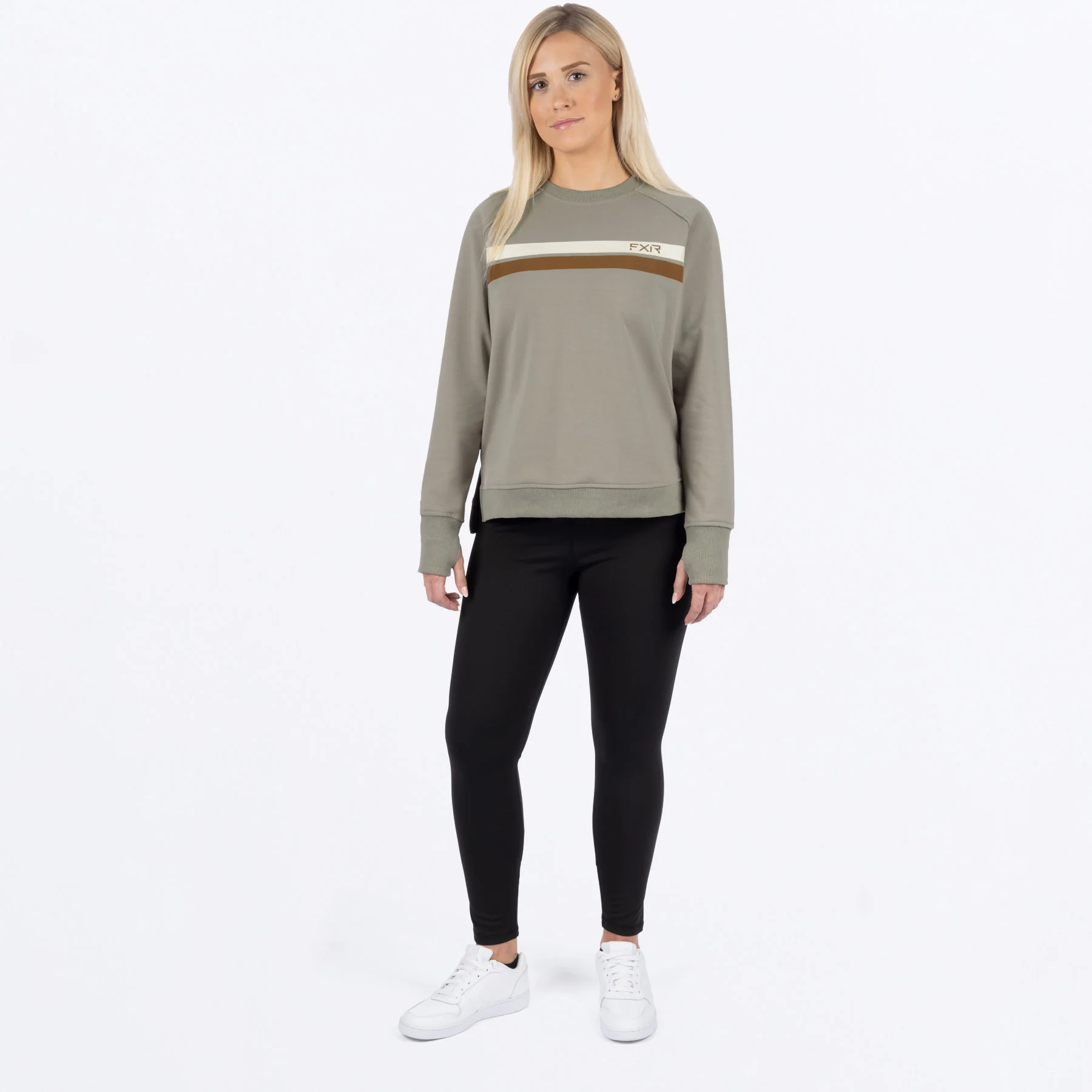 Women's Side Star Crewneck Pullover Sweater - Image 14