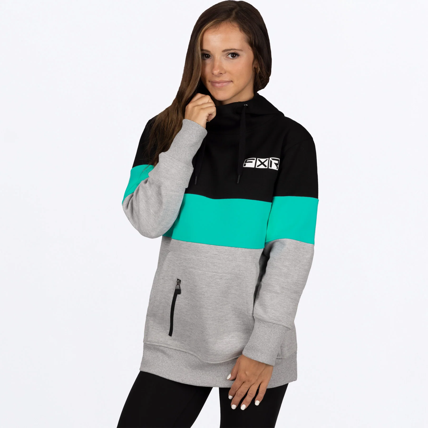 Women's Stripe Pullover Hoodie - Image 4