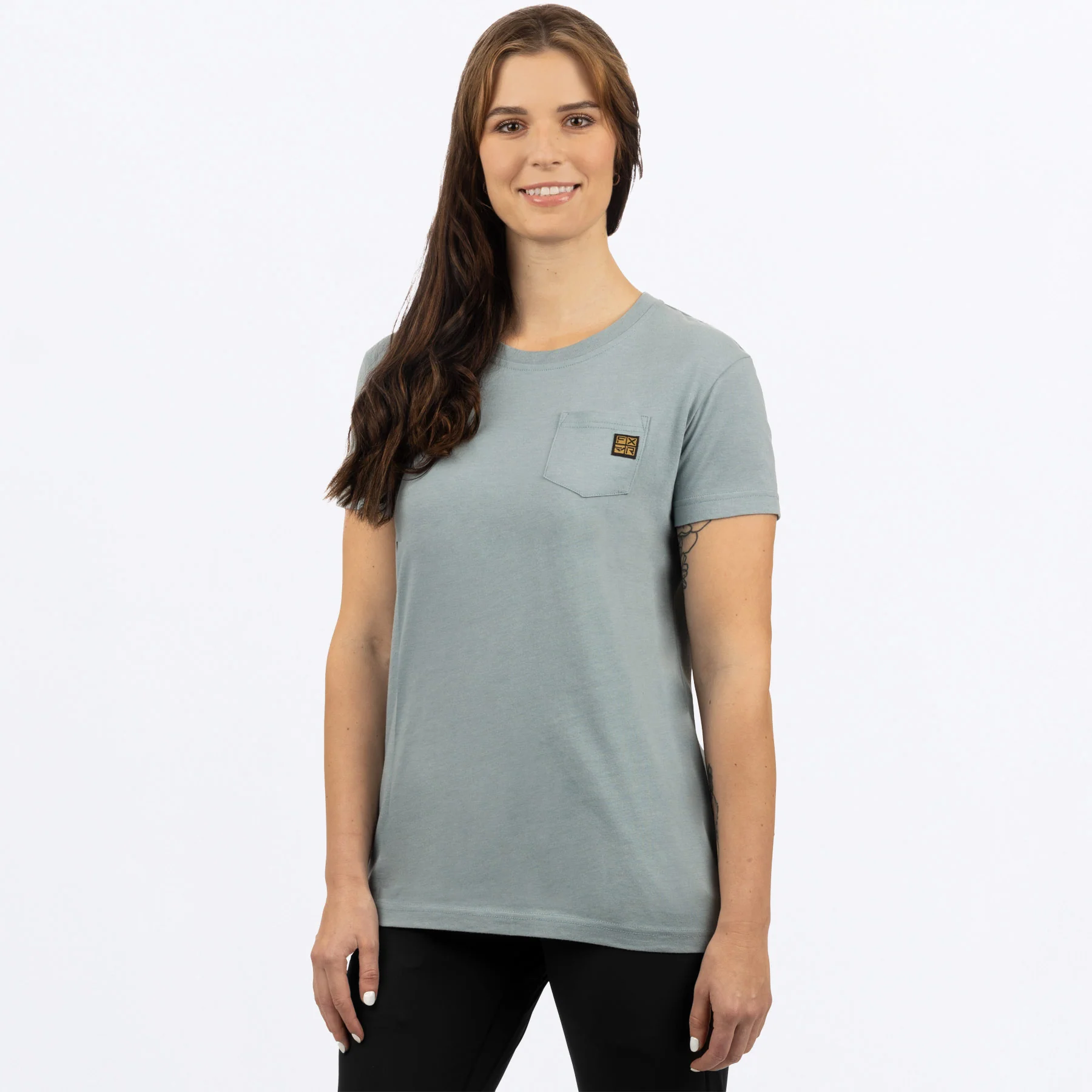 Women's Work Pocket Premium Boyfriend T-Shirt - Image 10