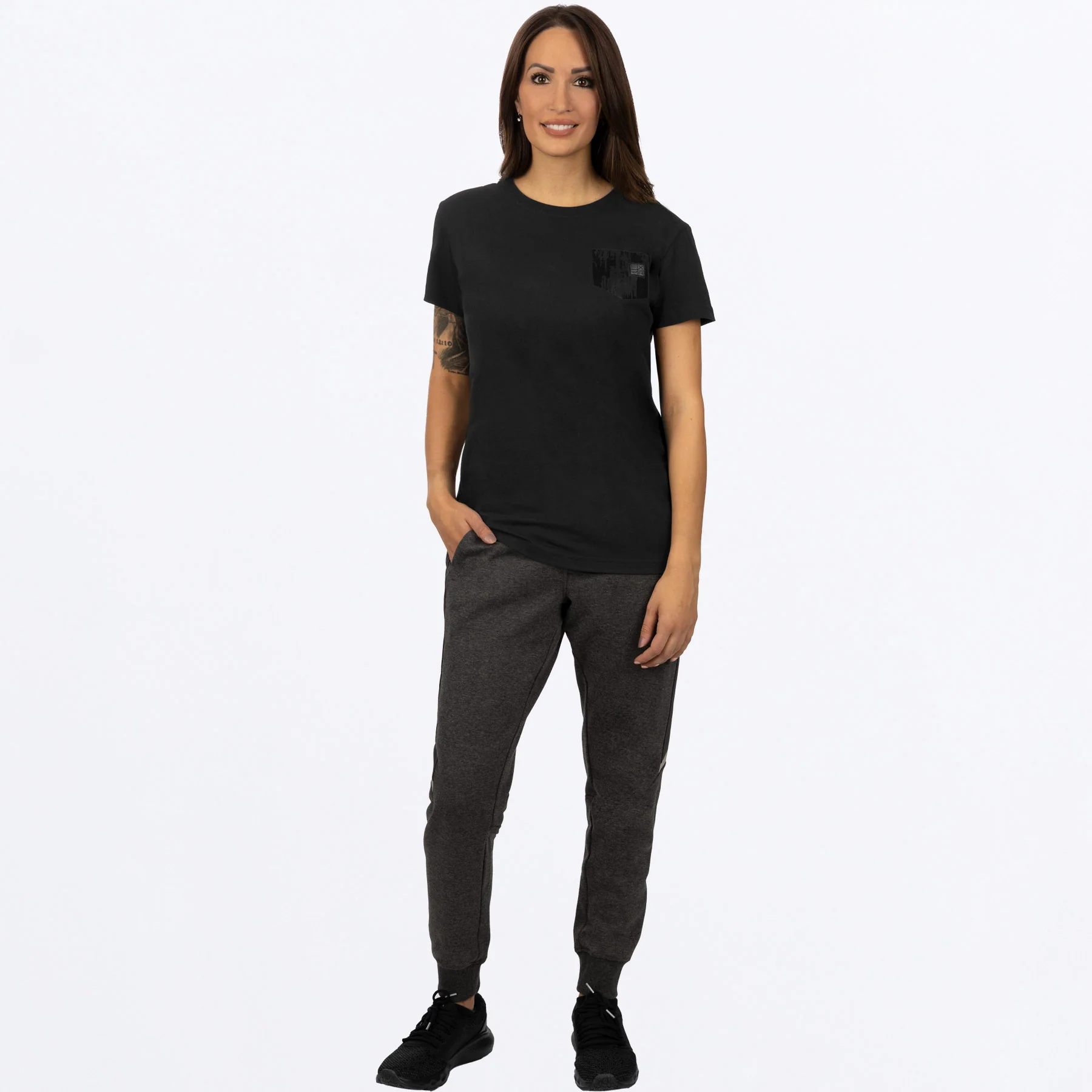 Women's Work Pocket Premium Boyfriend T-Shirt - Image 3