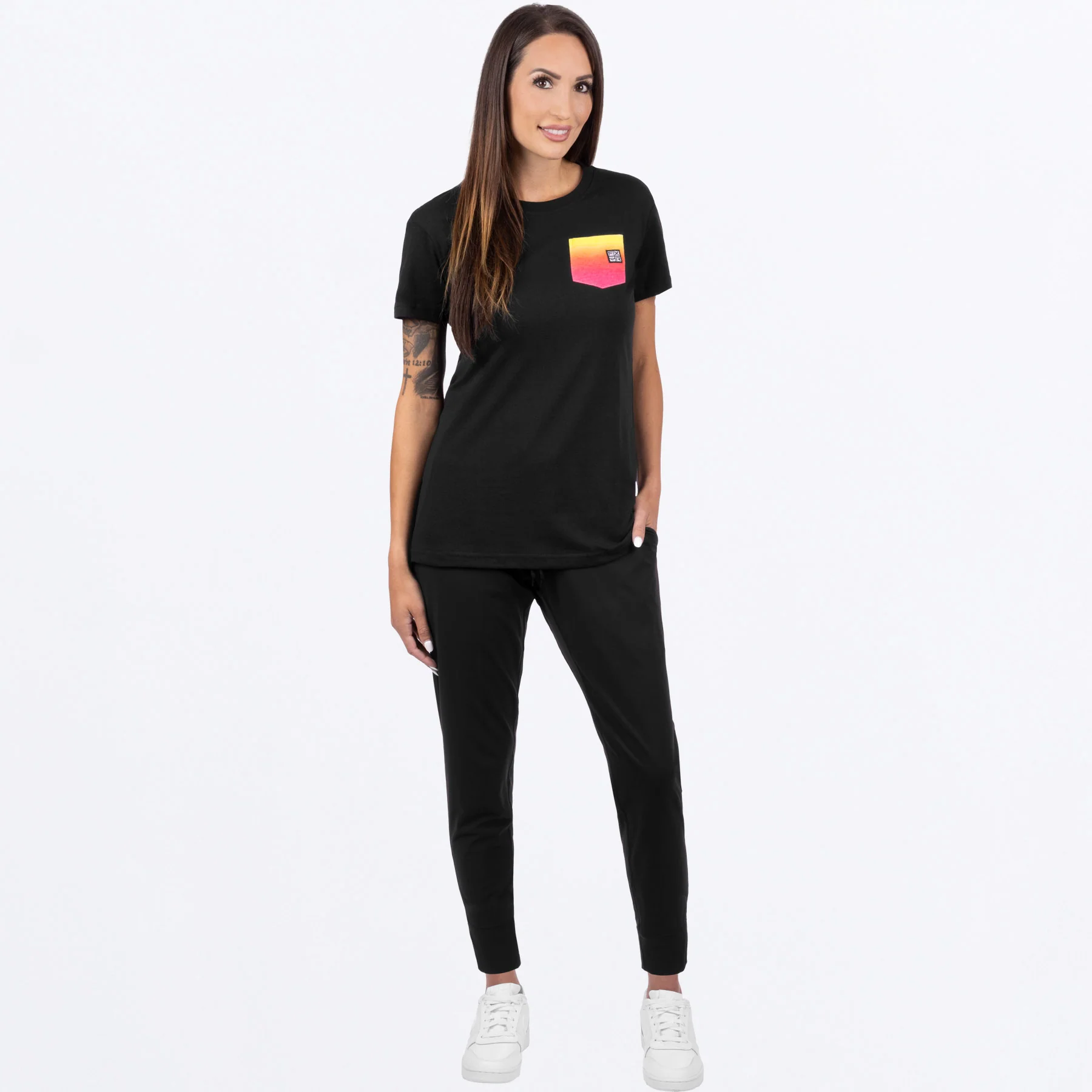 Women's Work Pocket Premium T-Shirt - Image 2