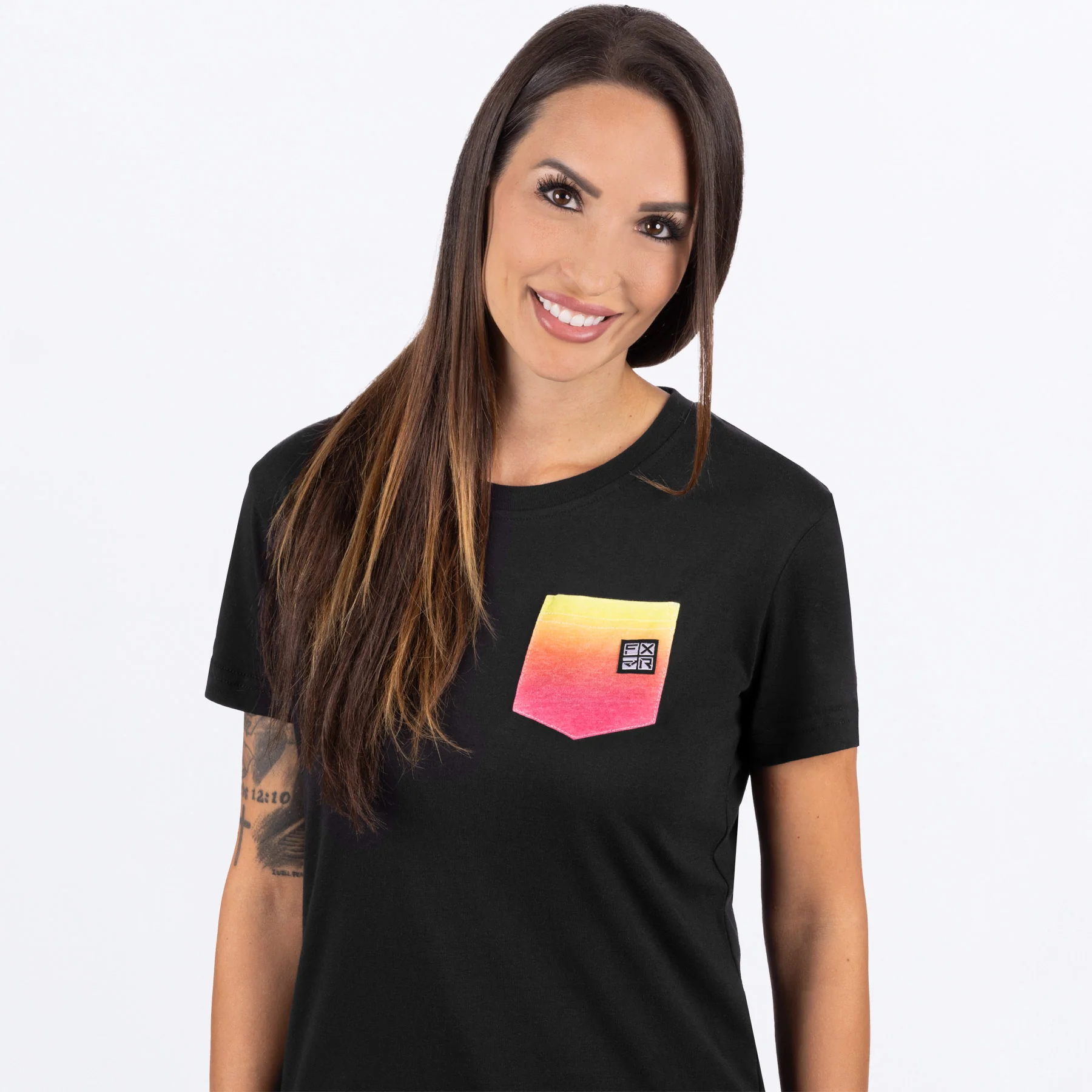 Women's Work Pocket Premium T-Shirt - Image 4