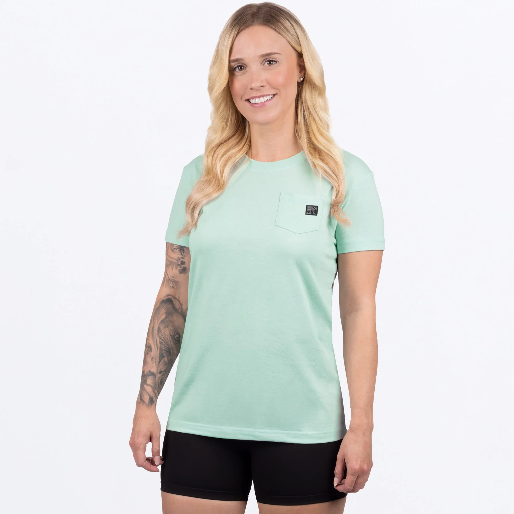 Women's Work Pocket Premium T-Shirt - Image 5