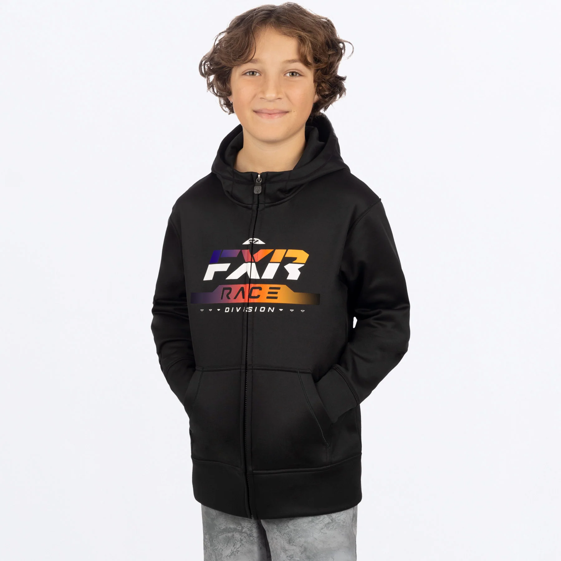 Youth Race Division Tech Hoodie - Image 2
