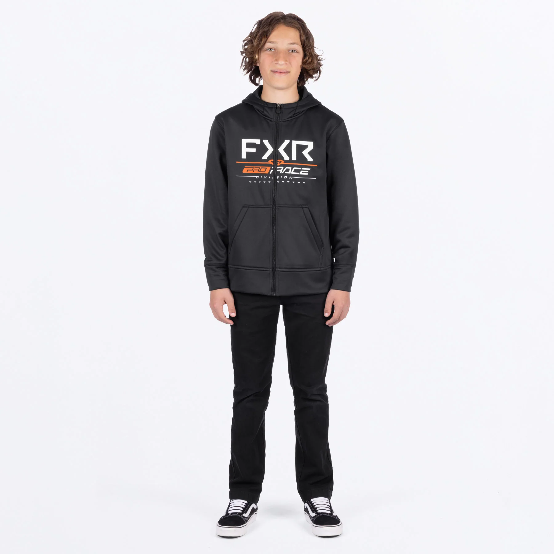 Youth Race Division Tech Zip Hoodie - Image 3