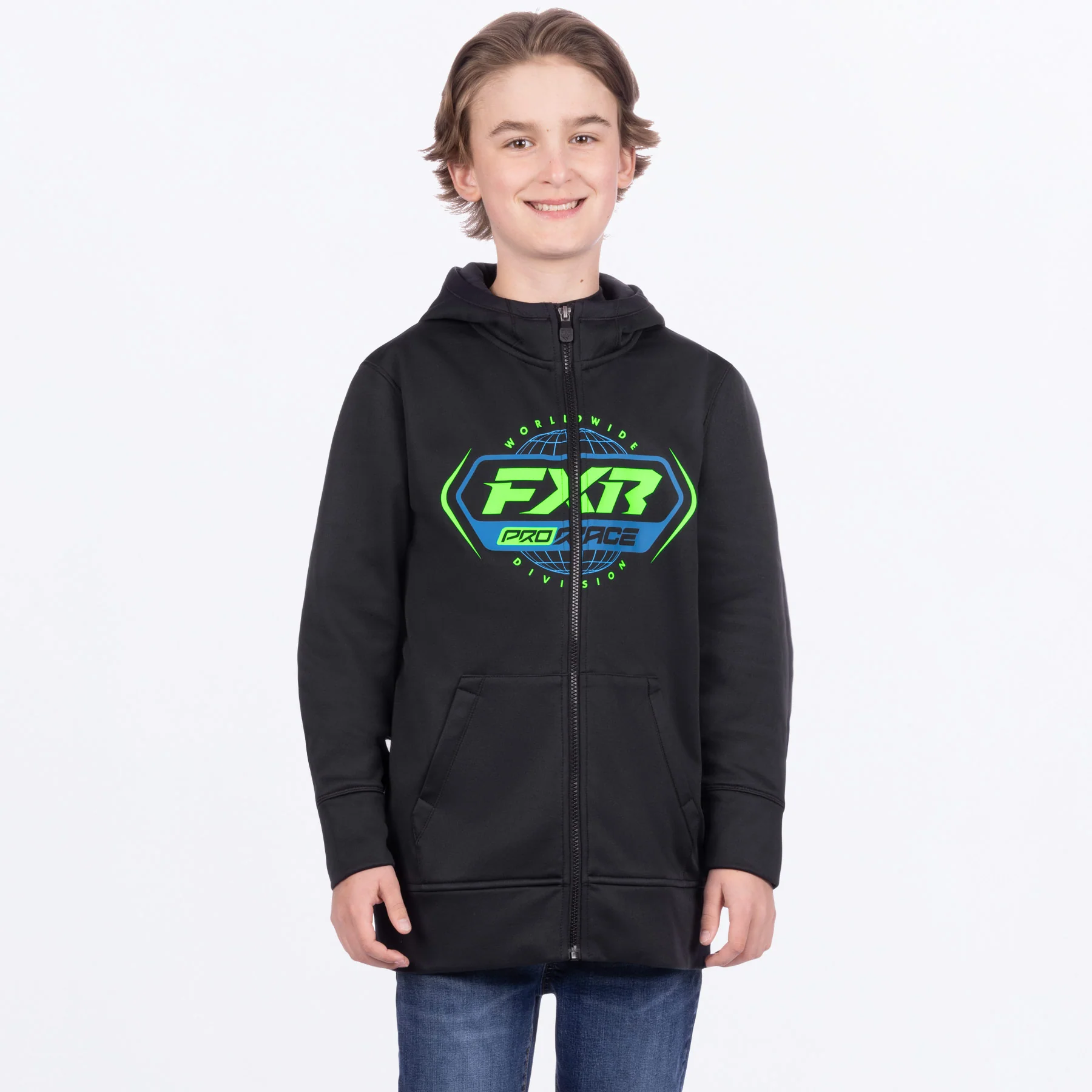 Youth Race Division Tech Zip Hoodie